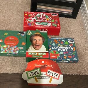 Christmas Party Games Set - Red and Green